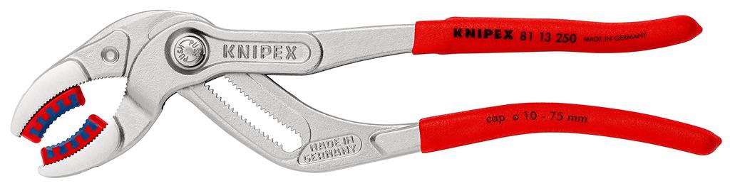 KNIPEX Pipe Pliers with Plastic Jaws 8113-250 (SB)