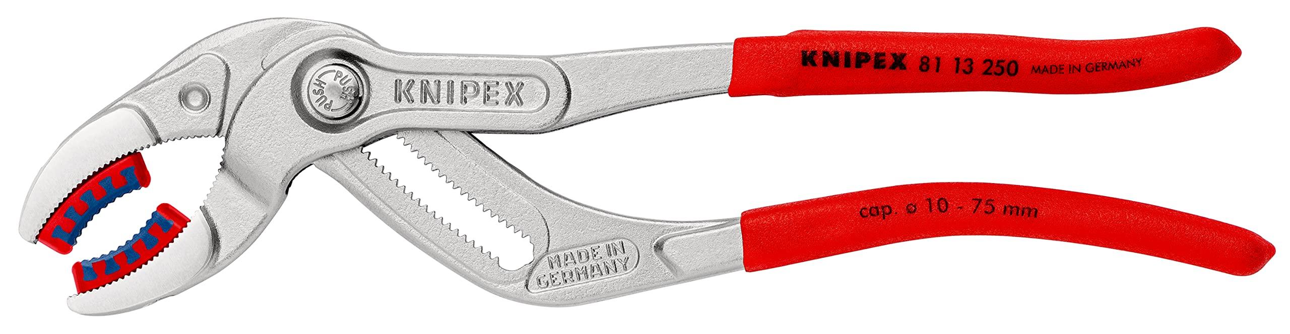

KNIPEX Pipe Pliers with Plastic Jaws 8113-250 (SB)