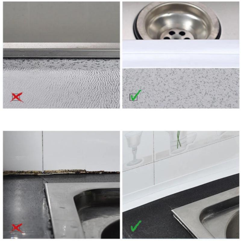 Kitchen Bathroom Waterproof Tape Seam Sealing Strip Waterproof Strip Seam Line Pasting Kitchen Bathroom Accessories