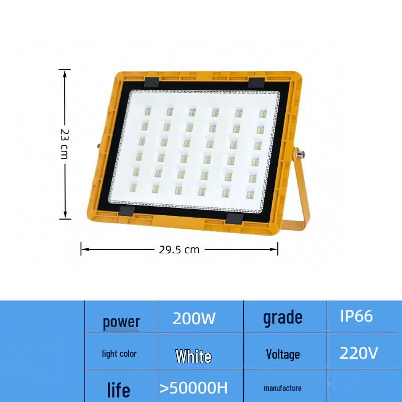 UOSULED 300W Square Industrial LED Floodlight