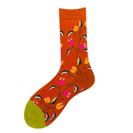 Ανδρικές Μοντέρνες Μέχρι το Γόνατο Κάλτσες από Βαμβάκι – Φθινόπωρο/Χειμώνας Σχέδιο Ελαιογραφίας