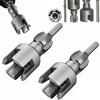 B97A-Integrated Internal & External Pipe Threading Tool, Electric Drill Compatible Pvc Pipe Threader Kit