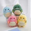 Adorable Plush Dinosaur Keychain Cute Fat Ball Dinosaur Backpack Accessory Soft Pp Cotton Stuffed Animal