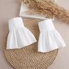 Ruffle Detachable Fake Collar White False Blouse Collar Simple Adjustable Neckline  Female