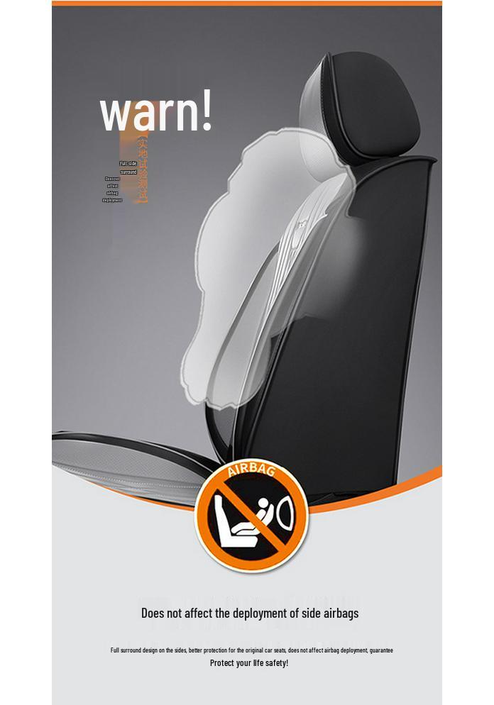 All-Season Full Leather Universal Car Seat Cover Cushion