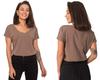 Women's T-Shirt Cotton T-Shirt V-Neck Heart