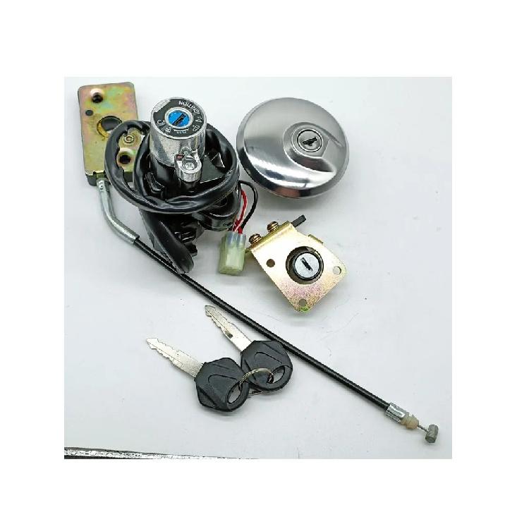 Ignition Switch Fuel Gas Cap Seat Lock Key For Suzuki GZ125 1998 1999 2000 2001 2002-2003 GZ250 1999 2000 2001 2002 2003 -2011