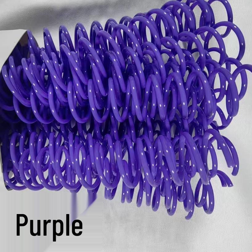 Colored PVC Binding Rings for A4, B5, A5 Loose Leaf Books - 30, 26 Holes