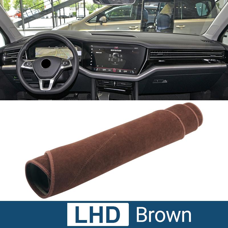 Car Dashboard Cover For Volkswagen VW Touareg trument Desk Sun Shade Mat Dash Non-slip Pad Accessories