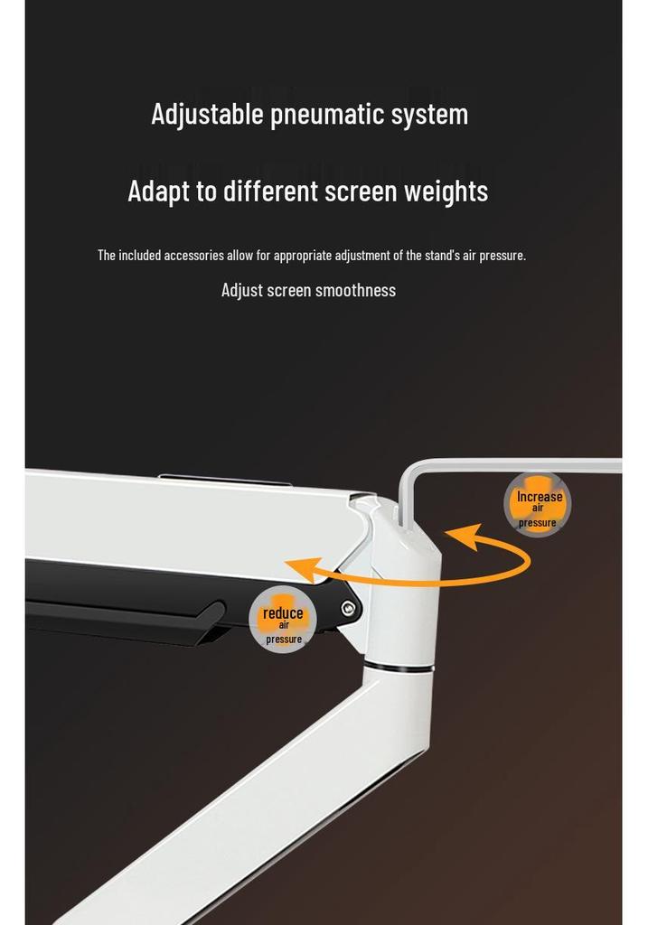 Adjustable Wall-Mounted Display Bracket, 59CM Extension, Rotating Industrial Equipment Holder