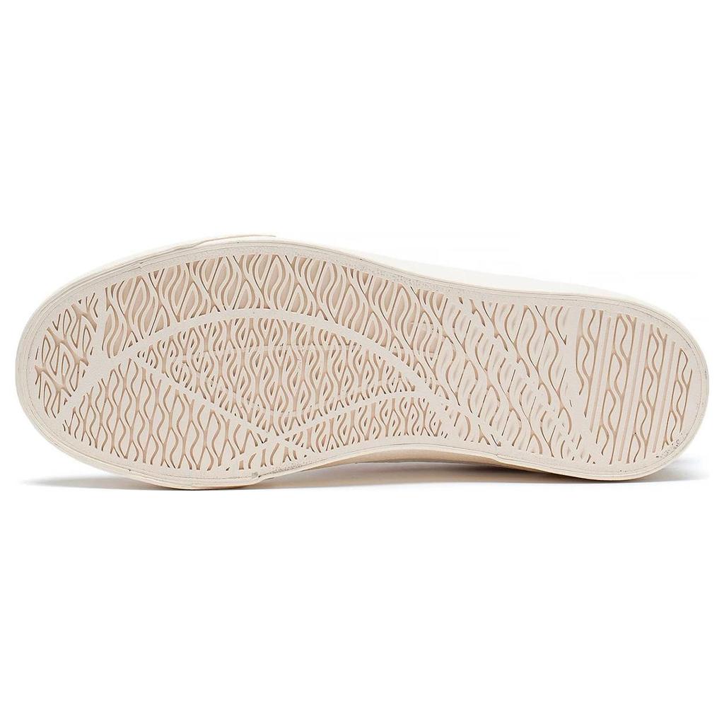 Li Ning Mousse Bath Mumu Slip Resistant Cushioning Low Top Skateboard Shoes Women's White Pink AGCT162-2