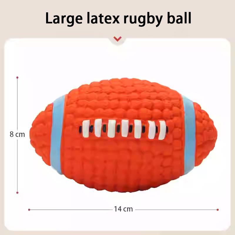 Toys For Small Large Dogs Chihuahua Golden Retriever Natural Latex Dog Balls Anti Bite Interactive Dog Chew Toy Pet Squeak Toys