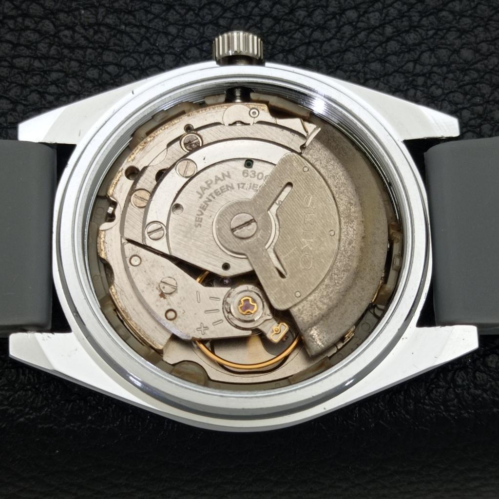 SEIKO 5 AUTOMATIC JAPAN MENS 6309A REFURBISHED GREY COLOR DIAL WATCH a440319-4