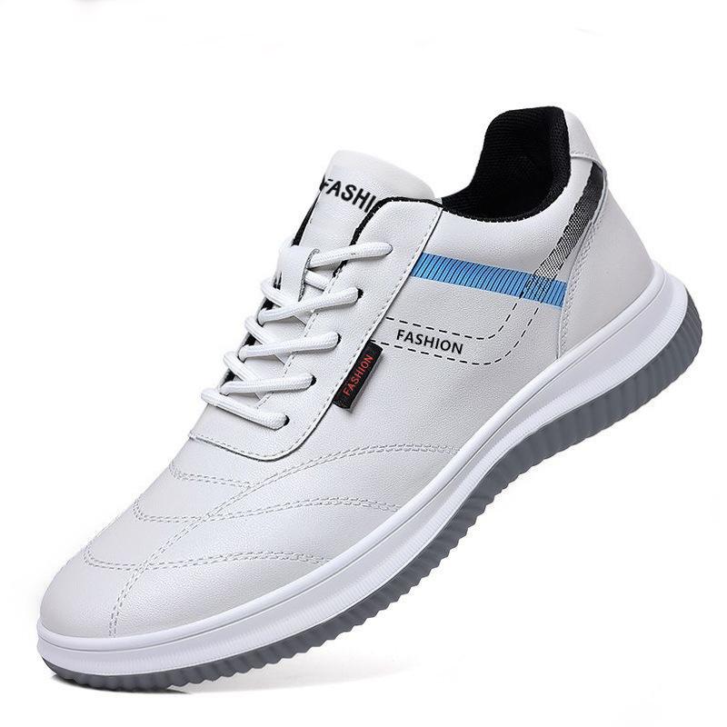 2024 New Leather Casual Sports Shoes Board Shoes Korean Version Business Driving Shoes Men's Running Shoes Men's