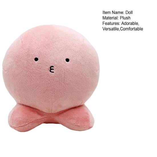 Octopus Plush Doll Anime Octopus Stuffed Figure Soft Stuffed Animal Cute Stress Relief Companion for Friends Children