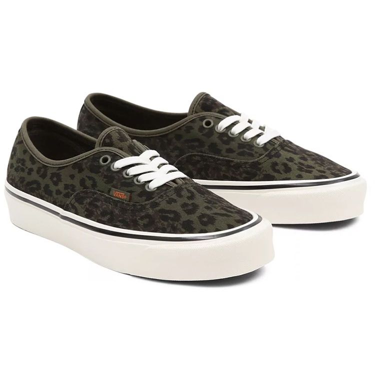Vans Authentic 44 DX Anaheim Factory - Leopard Camo Unisex Sneakers Green Grape-Leaf VN0A5KX4AWA