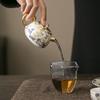 merchandise Thangka gold and silver wrong Chen Desheng tea ceremony ceramic teapot gilt Xishi pot enamel color Guochao court