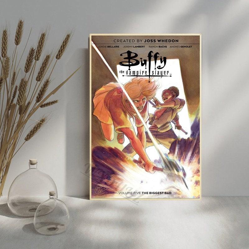 Film Buffy Přemožitelka upírů Obrázek Klasická filmová postava Obraz na plátně Plakáty do obývacího pokoje Umělecká výzdoba domova Dárek