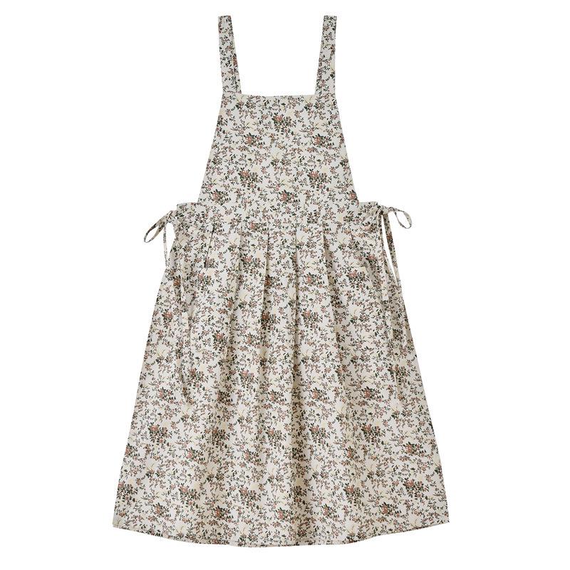 Korean Style Adjustable Cotton Waterproof Printed Apron with Pocket