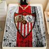 Sevilla FC  Print Flannel Blanket, High Quality Comfortable for All Seasons, Home Decor, Warmth and Comfort