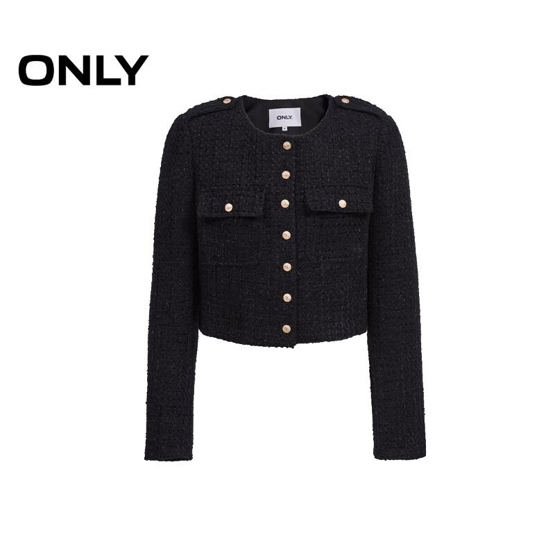 ONLY Women's 2025 Autumn Short Tweed Jacket