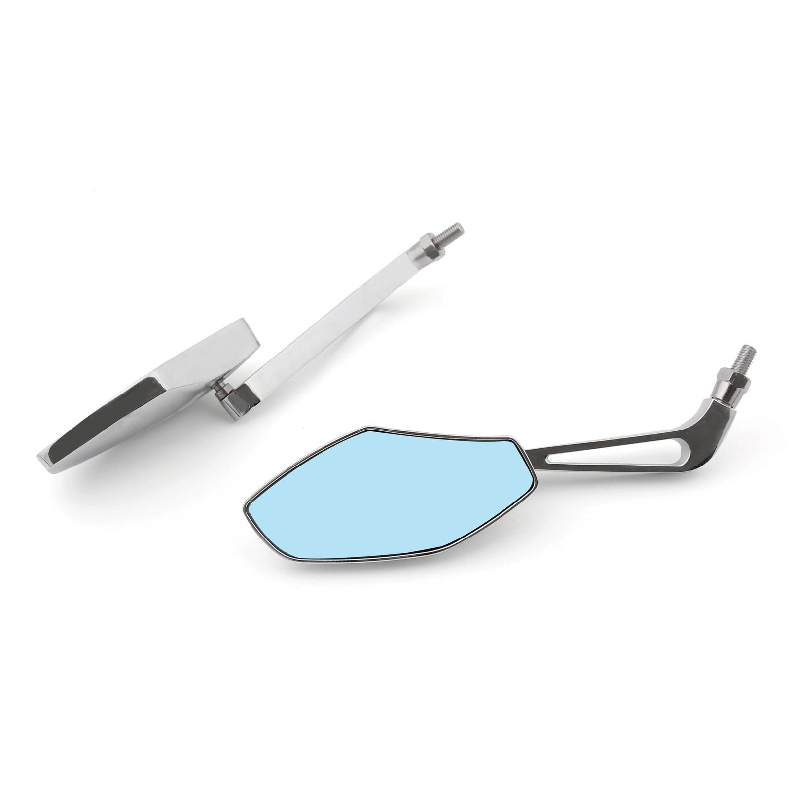 

Universal 8mm 10mm Motorcycle Cruiser Side Rear View Mirrors For