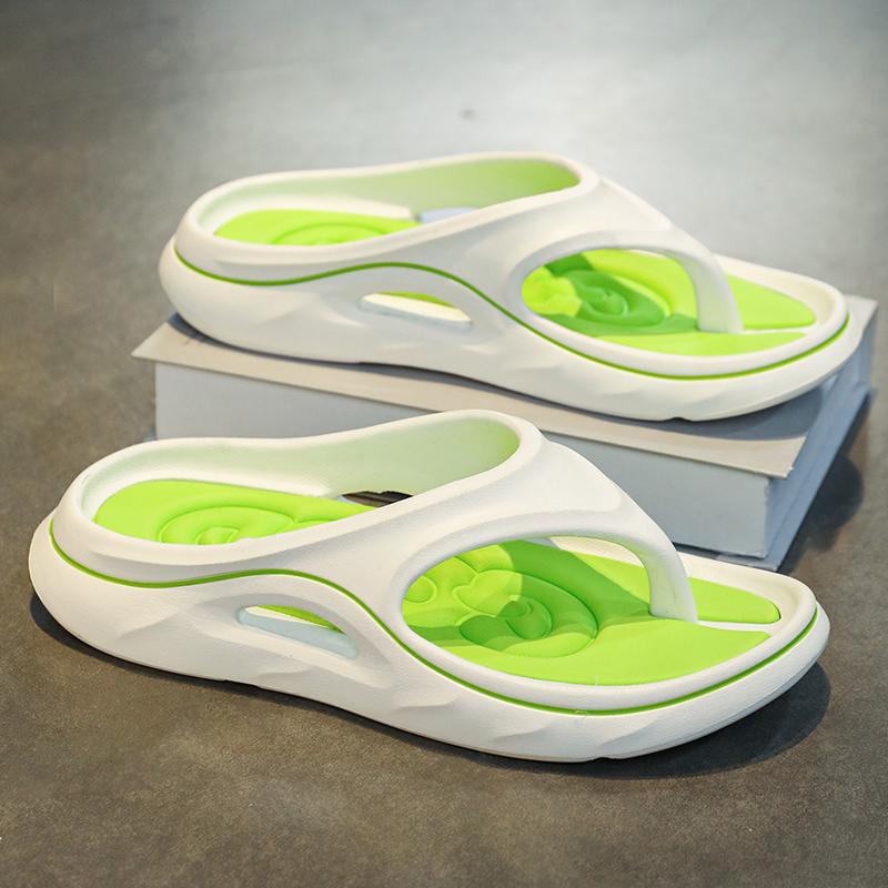 2024 New Men Slippers Summer EVA Soft-soled Platform Slides Sandals Indoor Outdoor Men Shoes Walking Beach Shoes Flip Flops