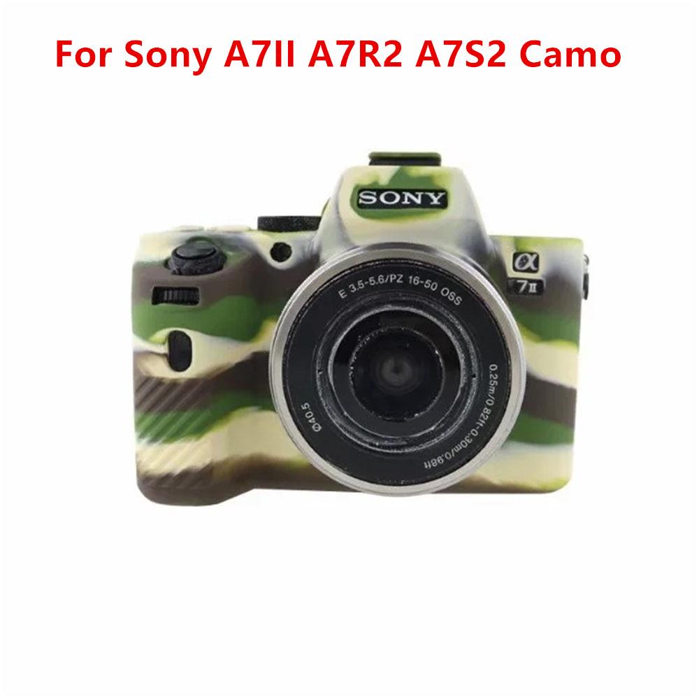 Soft Silicone Armor Camera Body Case For Sony A7R5 A7R4 A7M4 A7R3 A7R2 A7S2 A72 ZVE10 ZV1F ZV1F M2 Protective Rubber Cover