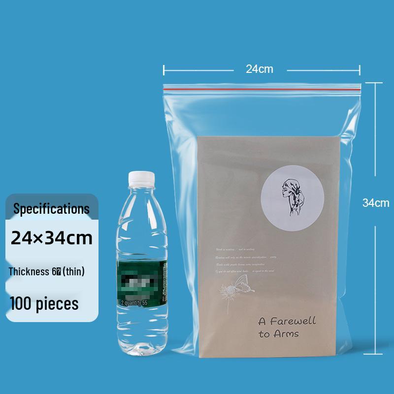 Cross-border Exclusive Multi-spec Food-Grade Ziplock Bags