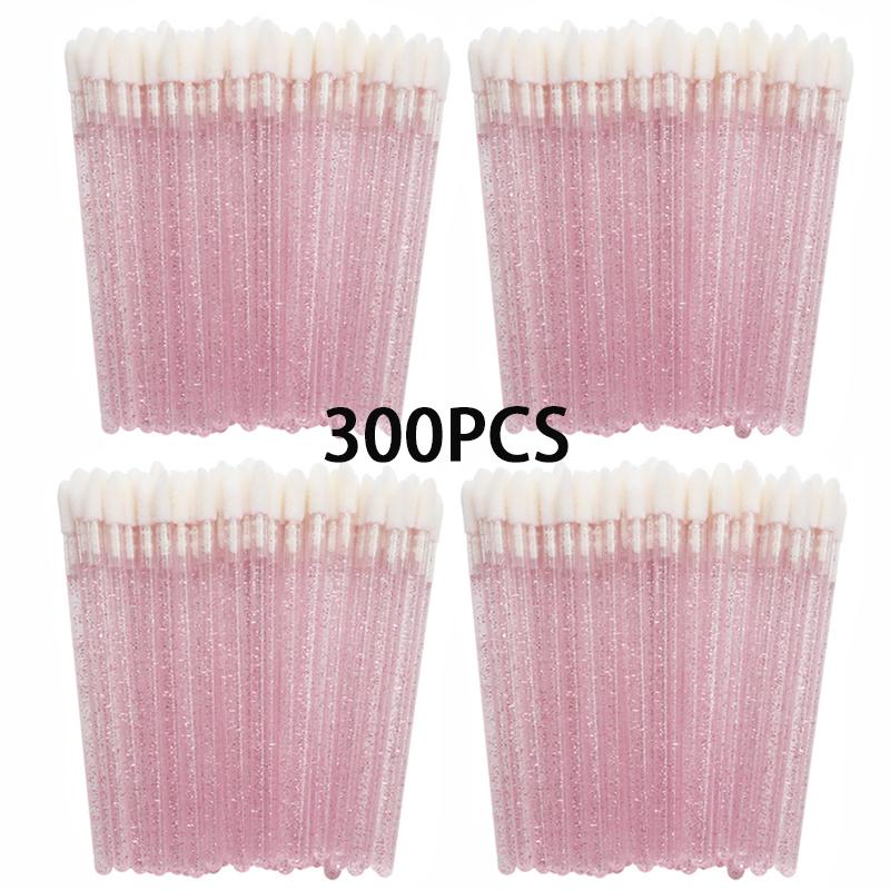 Wholesale 100/300PCS Disposable Lip Makeup Brushes - Lipstick Applicator Wands,  Eyelash Extension Beauty Tools Accessories