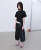 LCDC™ Back-Pleated Denim Shorts (Black)