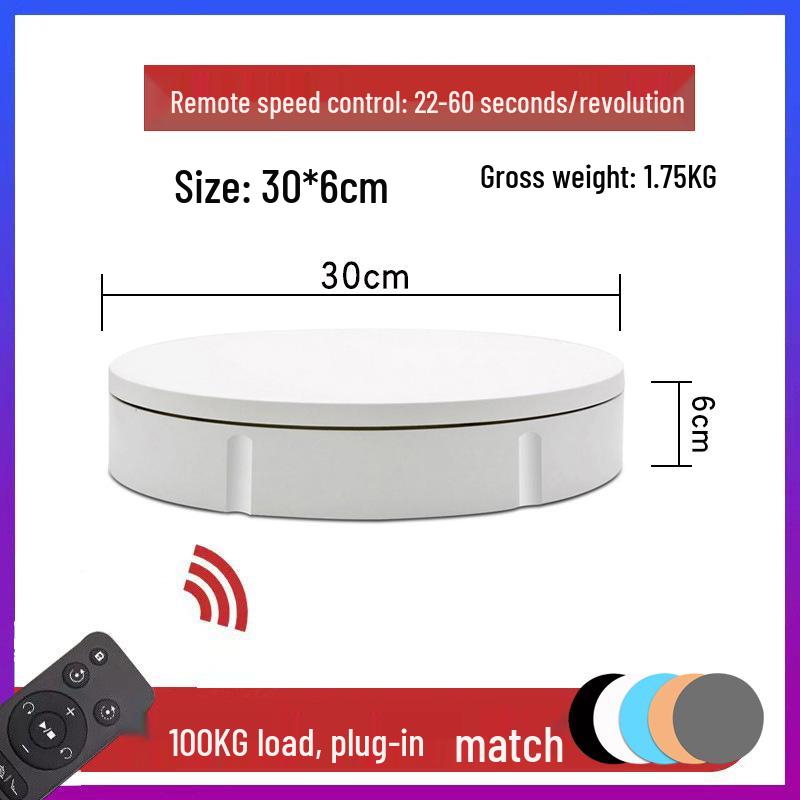 High-Capacity Electric Rotating Display Stand for Photography and Video