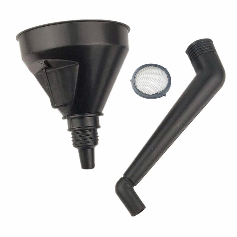 Refueling Funnel With Filter Detachable Hose Car Motorcycle Refuel Engine Oil Funnel Long Mouth Funnels Car Repair Filling Tools
