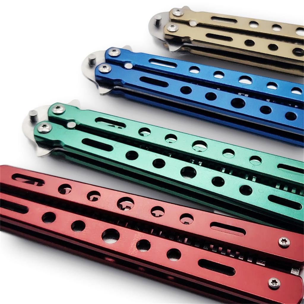 Butterfly Combs Stainless Steel Folding Training Practice Combs Hair Styling Tools For Sport Outdoor Use