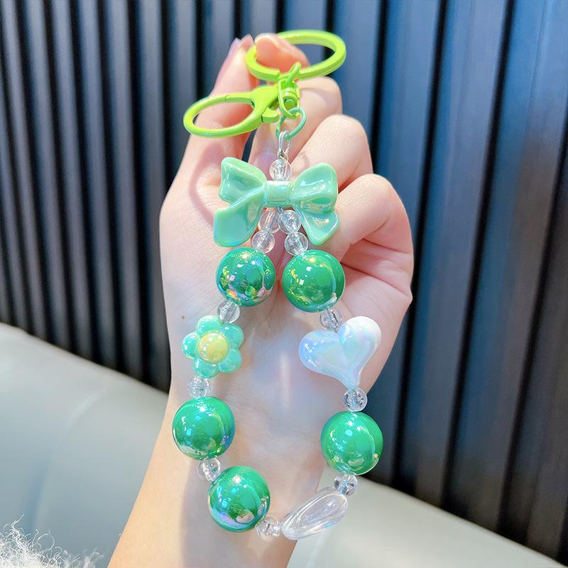 Fresh Mobile Phone Lanyard Wrist Strap Women'S Hand-Held Chain Short -Lost Cell Phone Case Cute Lanyard Key Pendant Bag Charm