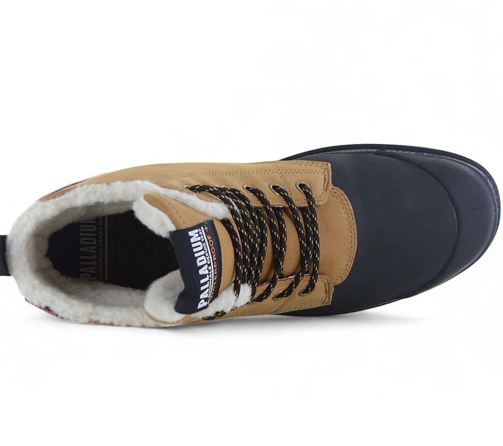 Palladium Pampa Duck WL WP+ Waterproof - Winter Boots Brown Lined 79547-254-M ORIGINAL