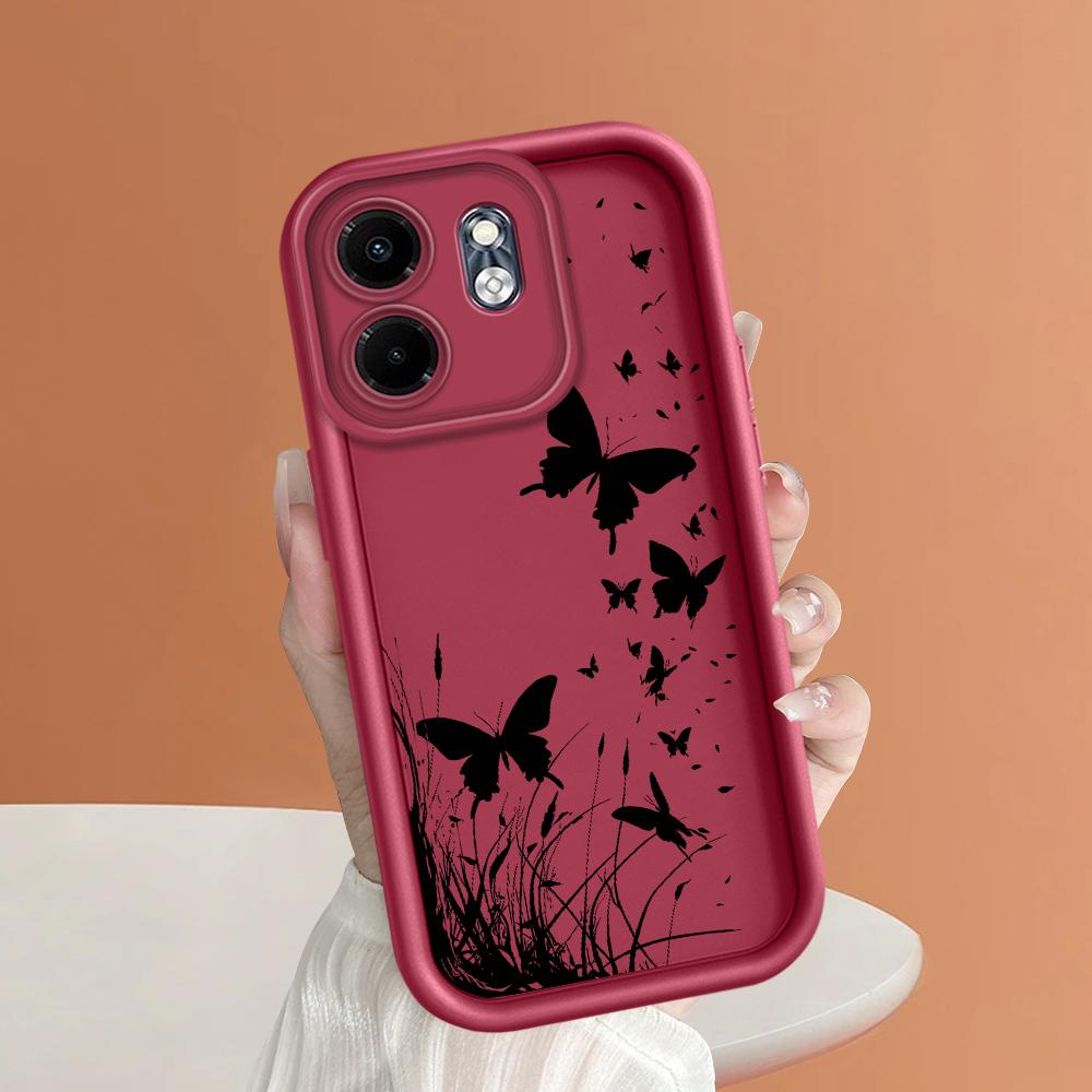 Mykt silikon telefondeksel Fullt dekkende Kamera Støtsikker Beskyttelsesdeksel for Huawei Honor Infinix Tecno iPhone Motorola Google