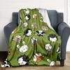 1pc Forest Animals Blanket, Lightweight Flannel Throw Blanket For Sofa, Bed, Travel, Camping, Living Room, Office, Couch, Chair, And Bed