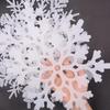White Snowflake Ornaments, 6 Pack Large Plastic Snowflake Decorations Snowflakes Christmas Decorations, Hanging Snowflake Decorations for Winter