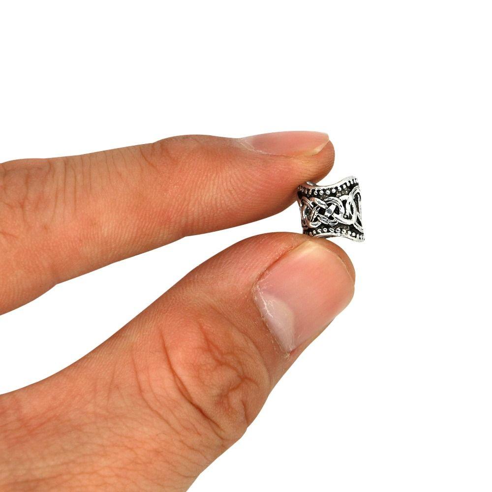 24pcs/set DIY Viking Runes Beads Charms Dreadlock Beads Hair Braid Beard  Fit Beards or Hair