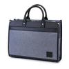 Sifre Aktentasche, Bewerbungstasche, Rekrutierungstasche, Großes Fassungsvermögen, Standfest, Reisetasche, Herren, A4-Größe, Michiko London, Zweilagig, Grau