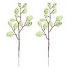 2PCS Easter Eggs Flower Skewers Handmade Decors Easter Eggs Artificial Flower Bouquet for Home or Office Decorations