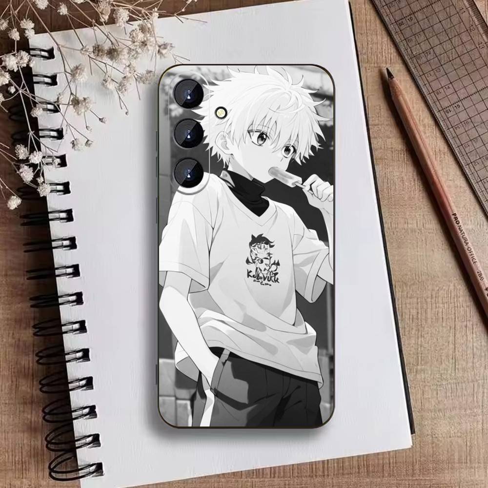 Чехол для телефона W-Killua Zoldyck H-Hunter X Hunter Для Samsung Galaxy A73,A21s,A22,A31,A52,A53,A71,A41 Мягкий черный корпус Samsung a40