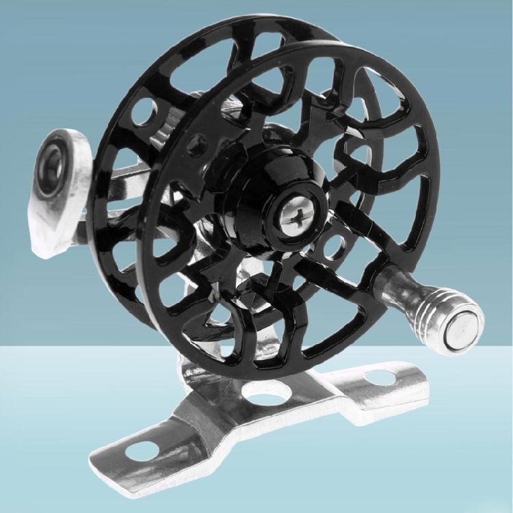 Fly Reel Right Handed Mini Lightweight Fishing Reel 53mm/50g Aluminum Alloy Ice Fishing Wheel Reel Spools Tackle Reel