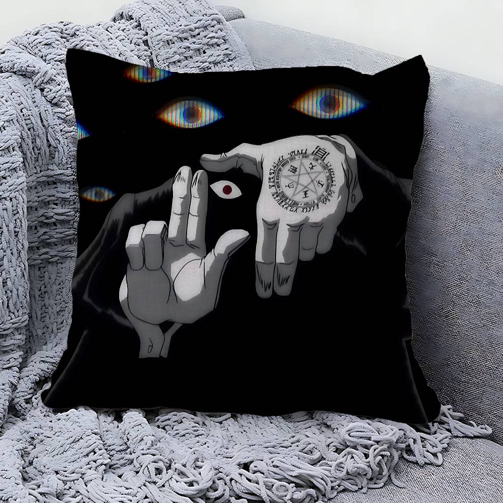 H-HellsingS Anime Pillow Gifts Home Office Furnishings Bedroom Sofa Car Cushion Cover case 45x45cm