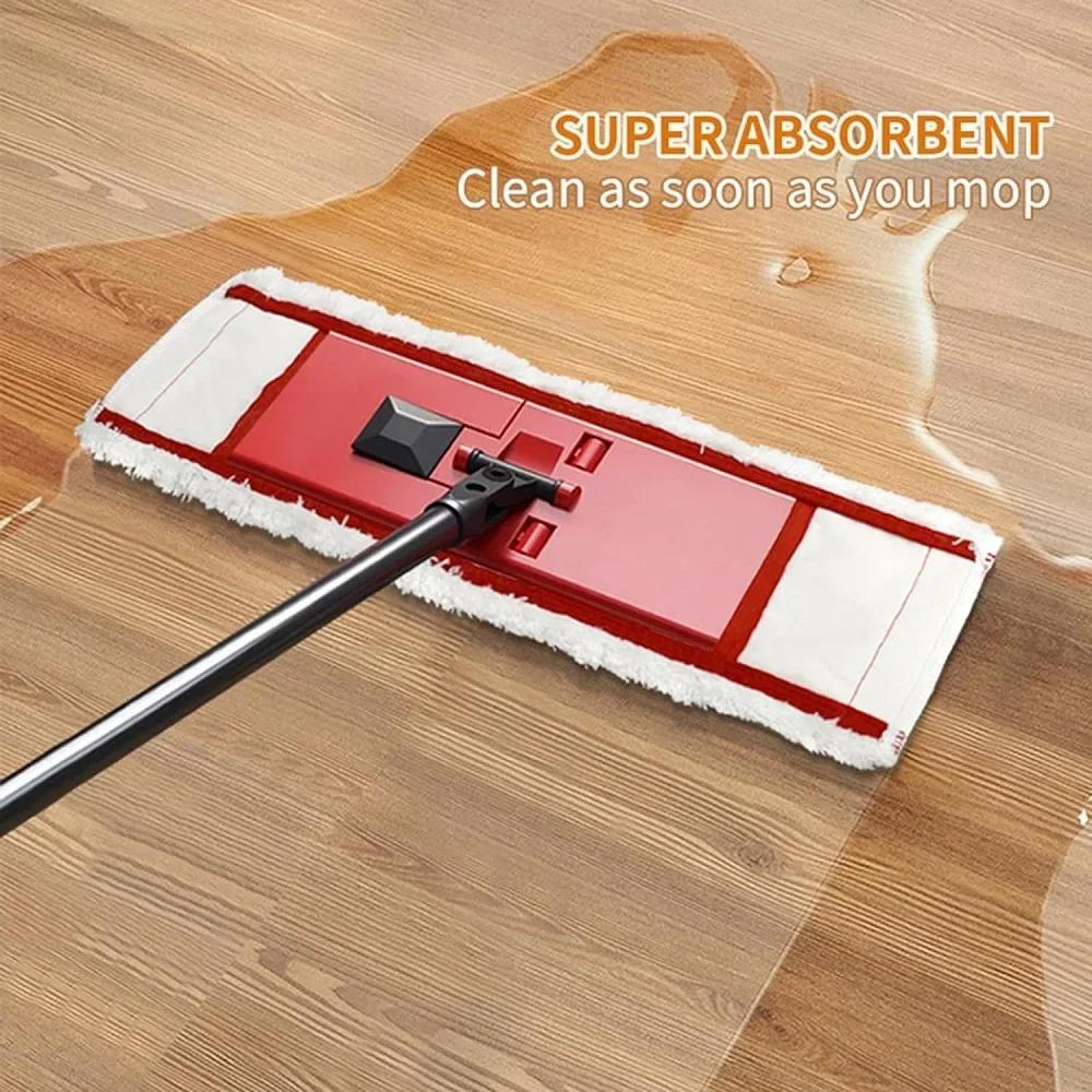 Ersatz-Bodenwischmopp-Pads für Vileda Mikrofaser Flachmopp-Tuchpads, Waschbare & Wiederverwendbare Mopp-Nachfüllpads