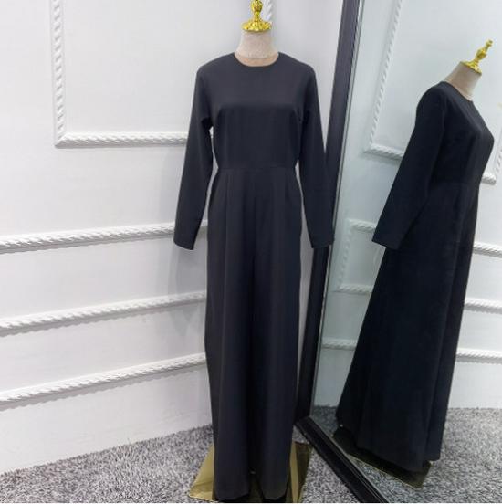 2022 Loriya Nahöstlich Dubai Türkisch Einfarbiges Kleid Jumpsuit LR537