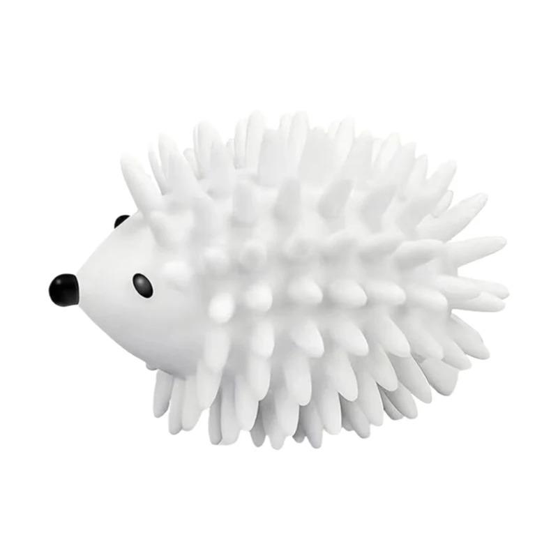 Soft Silicone Hedgehog Laundry Balls Anti-Tangle Anti-Hair Washing Machine Cleaner Stain Removal Laundry Care Tool 1PC белый