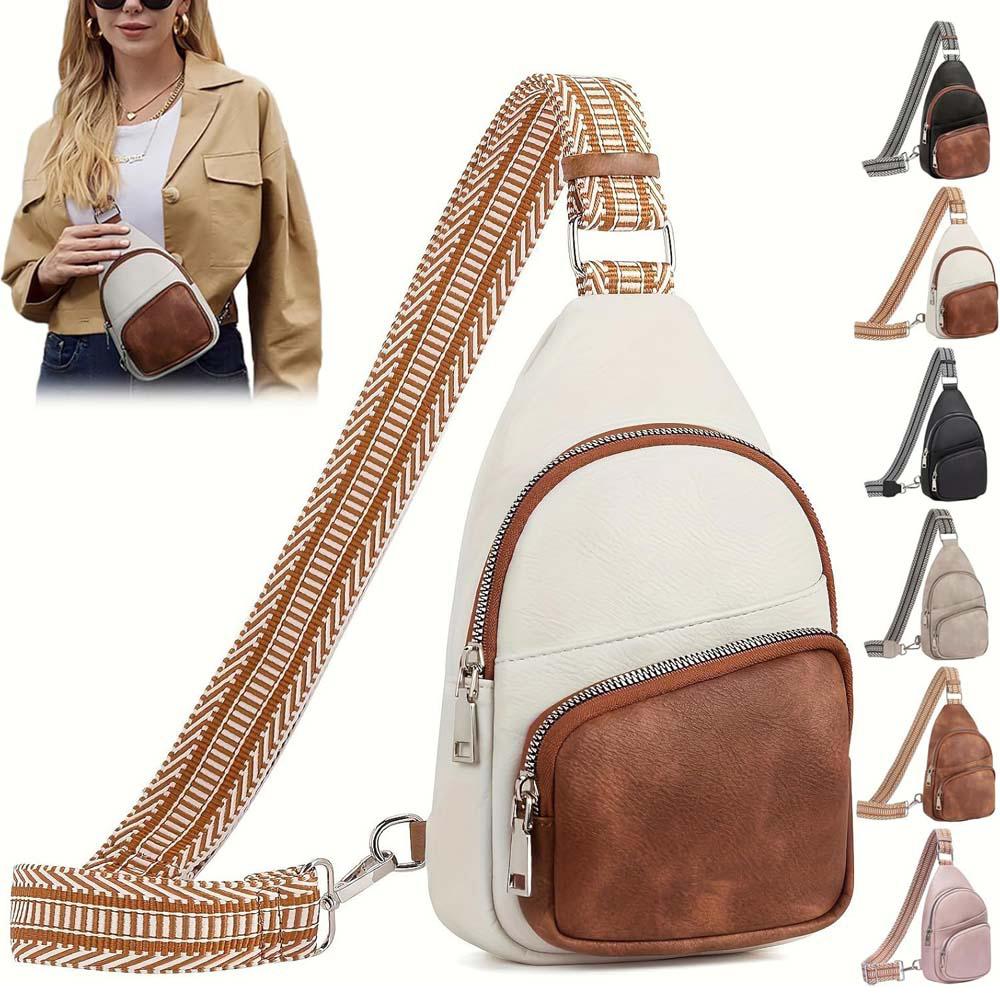 1Pc Fashion Women Sling Backpack Ladies Chest Pack Daypack Crossbody Bum Bag Shoulder Bag