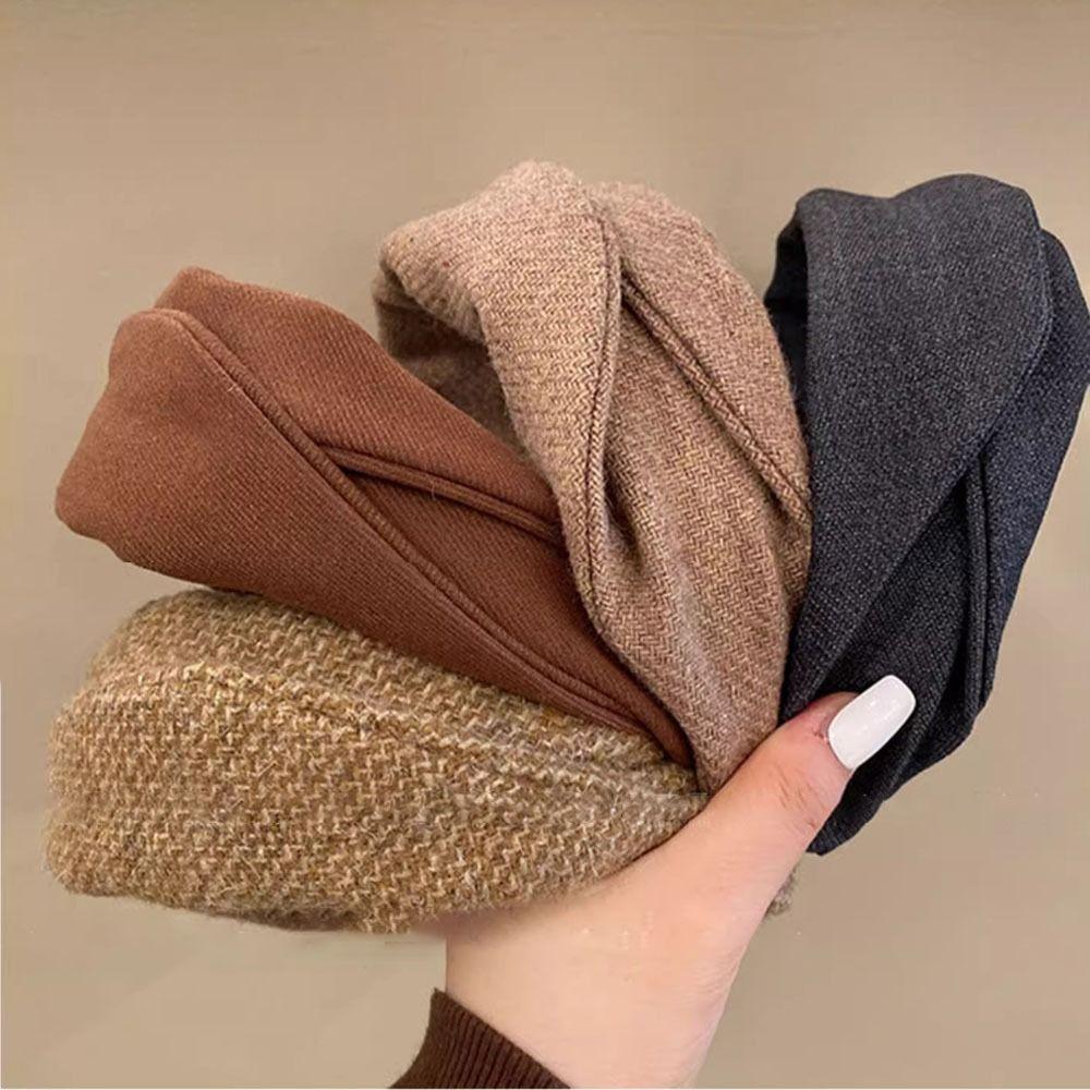 Thickened Hair Headband Vintage Headwear Korean Headbands  Girls Gift